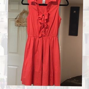 Coral mini dress